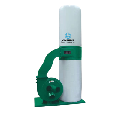 Quạt Hút Bụi Di Động 1 Túi Vải Lọc Bụi Ф400 (1HP - 1200m3/h - 1500Pa)