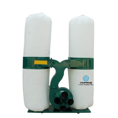 Quạt Hút Bụi Di Động 2 Túi Vải Lọc Bụi Ф500 (3HP - 3600m3/h - 2500Pa)